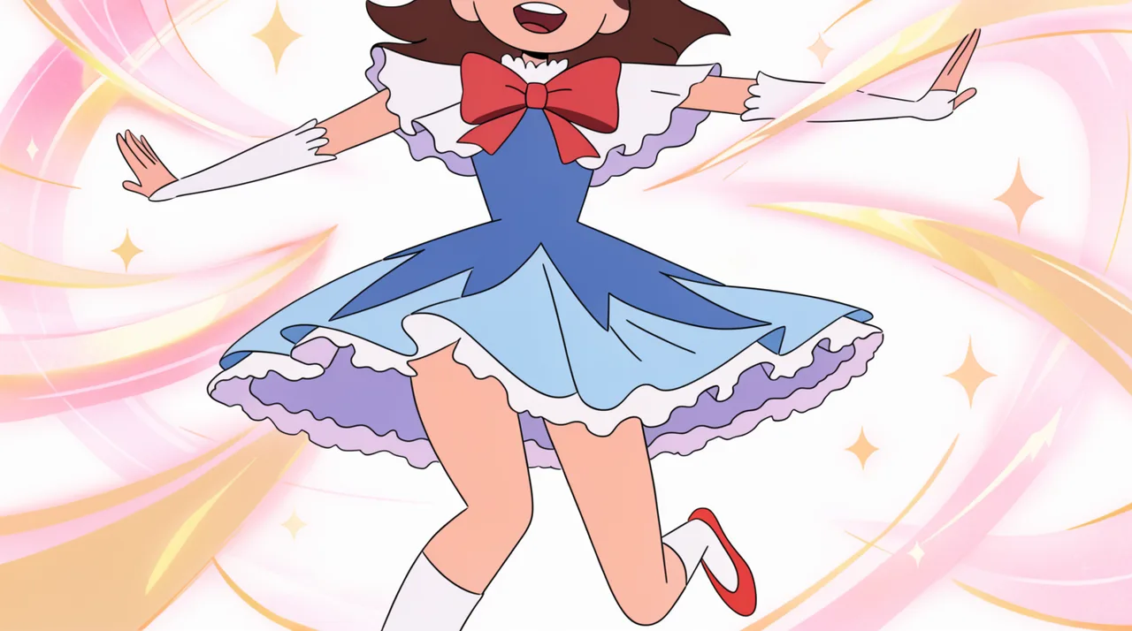 Magical Girl verwandelt sich