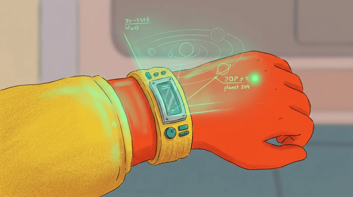 The wrist radar, from Mila & Sasa