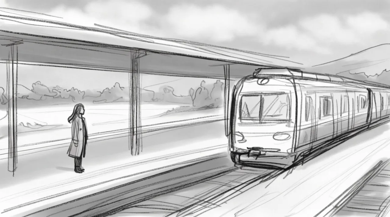 On the platform