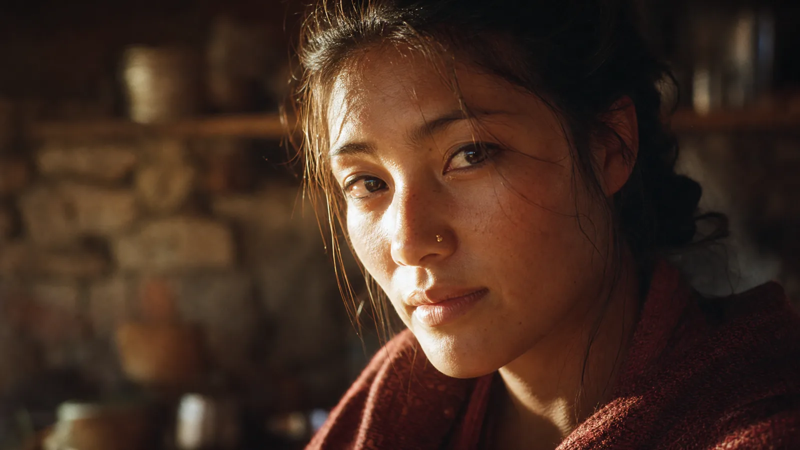 Portrait with the gold nose pin, from Seasons