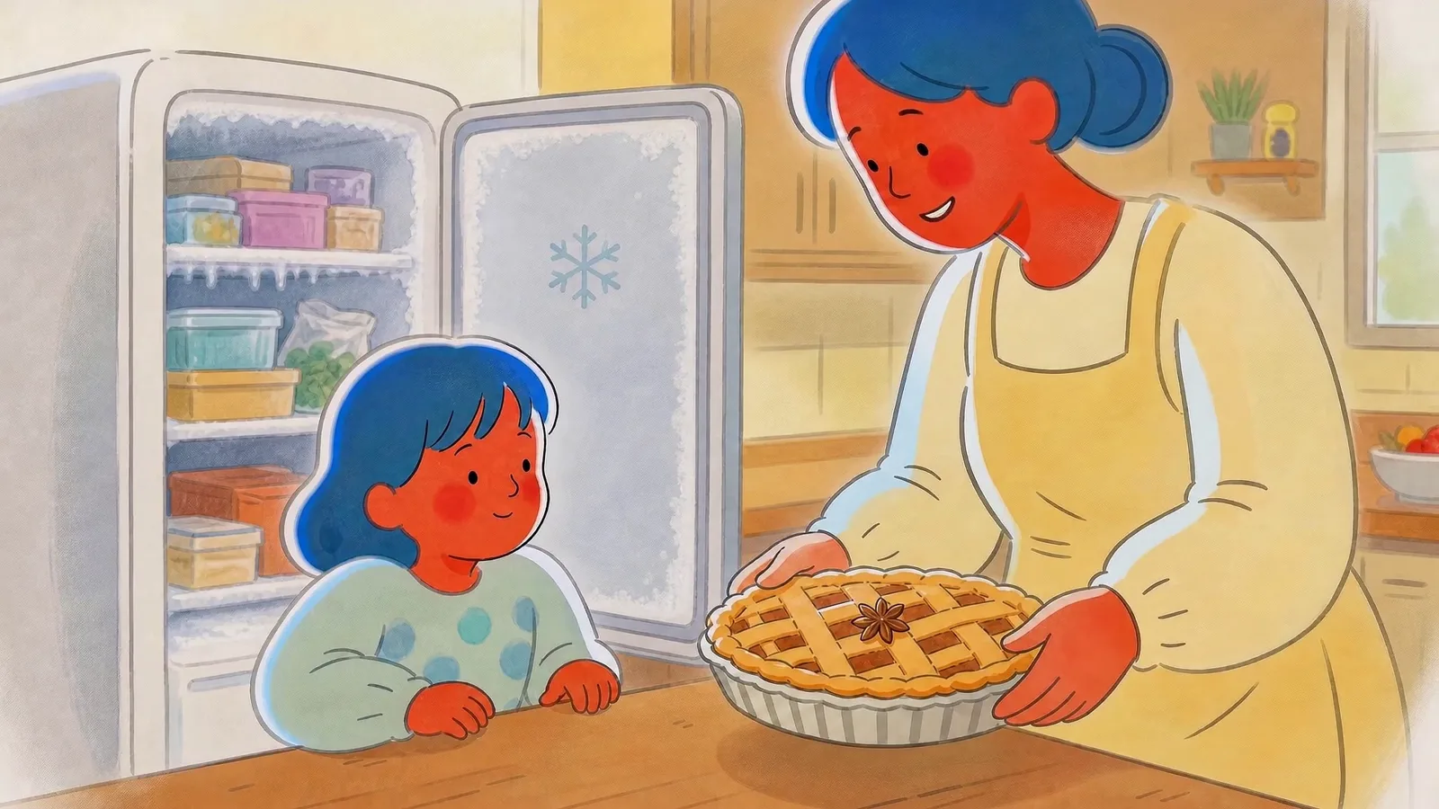 A pie from the freezer, from Mila & Sasa