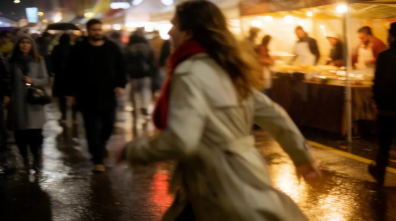 Verfolgungsjagd auf dem Nachtmarkt